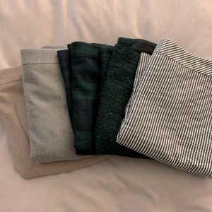Set of 5 J. Crew Pencil skirts-like new!